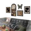 Decoración de sala de estar vintage estilo francés, arte de pared para fondo de sofá, de alta gama, colección de arte única, pinturas de pared retro