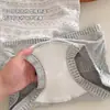 Calzoncillos tipo bóxer de algodón puro clase A para mujer estilo Fair Isle para estudiantes, 10A Antibacterianos, Entrepierna Extendida, Cintura Media, Ajustados a la Cadera, de Cuatro Esquinas