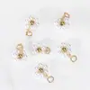 Acero Inoxidable Flor de Cristal Margarita Cristal Cuentas Colgante DIY Aretes Collar Pulsera Accesorios de Joyería