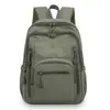 Bolsa de Nylon Impermeável Leve, Moderna e Tendência, Grande Capacidade, Mochila Simples, Mochila Escolar Resistente ao Desgaste para Alunos do Ensino Fundamental II, Ensino Médio e Universitários