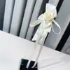 Gravata Borboleta Flor Rosa Preta Estilo Coreano Retrô Inspirada na Chanel para Mulheres Broche de Fita Lolita Acessório de Camisa