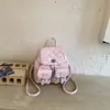 Mochila Nova Moda Primavera 2026 Design Pequeno de Nicho Casual Personalidade Bolsa Feminina Textura Mochila Tendência