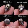 Huipin Tee Cabeza de Buda Estrella Luna Rey Kong Bodhi 108 Cuentas Accesorios Cuerda Larga Cuentas Traseras Nube Disco Discípulo Cuentas Juego Nian Z