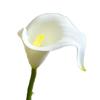 Lirio de cala mini pequeño de pegamento suave individual Flor artificial Flor falsa Decoración para el hogar Fotografía de boda Flor de decoración suave
