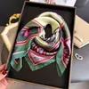 Novo Estilo Lenço Estampado Zebra Seda Sintética, Xale de Alta Qualidade, Lenço de Pescoço Proteção Solar, Lenço de Pescoço Profissional, Lenço de Cabeça, Lenço