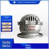 Fornecedor de Fábrica Válvula de Fundo Pneumática Manual de Ferro Fundido Grande Diâmetro Válvula de Fundo Borboleta de Aço Inoxidável Fabricante Original
