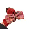 Pinza de Agarre de Peluche Estilo Chanel Vintage para Mujeres, Pinza Tiburón para la Parte Trasera de la Cabeza, Tocado Elegante de Alta Gama Otoño e Invierno