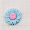 Simulación de flor de girasol, accesorios de joyería de goma suave, bricolaje, funda para teléfono móvil, caja de almacenamiento, agujero para zapatos, parche para taza, venta al por mayor