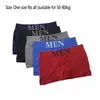 Ropa interior plana para hombre transpirable suave elástica de alta elasticidad cómoda shorts lisos