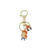 Chaveiro de Mercadoria de One Piece Luffy Zoro Sanji Chaveiro Liga Liga Pingente de Bolsa Decoração Presente