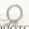 Sin Tabúes DIY Pulsera China de Flores Mariposas con Cuentas para Mujer con Buen Aspecto Pulsera Estilo Ins Regalo para Mejor Amiga Pulsera