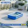 Piscina inflable de PVC para niños transfronteriza, piscina familiar grande para exteriores, piscina pequeña engrosada para bebés e infantes