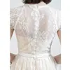 Vestido de Novia Ligero Estilo Francés para Mujeres Petites, Vestido de Novia Sencillo de Alta Gama para Registro de Matrimonio