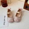 Zapatos de Princesa para Niñas 2026 Primavera y Otoño Nuevo Estilo Zapatos de Cristal para Niños Zapatos Individuales para Niña Zapatos de Cuero de Suela Suave para Bebé Estilo Primavera Agua