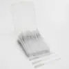 Caja de 50 Piezas Varilla de Cristal Espiral Multicolor de Un Solo Uso Cepillo para Lavar Pestañas Cejas Pestañas Doble Propósito Stock Listo Venta al por Mayor