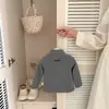 Ropa interior térmica de terciopelo alemán cálida para bebé Otoño/Invierno Estilo Coreano para Bebé/Niño Pequeño Cuello Semialto Engrosado Suave y Pegajoso Ropa de Invierno