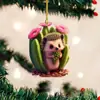 Colgantes para Coche Serie Tortuga de Productos Nuevos Transfronterizos, Decoraciones para Árbol de Navidad, Decoraciones Navideñas para el Hogar
