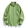 2026 Nueva Camisa Casual de Moda de Manga Larga para Hombre Transfronteriza en 6 Colores, Promoción Principal Top Holgado de Moda para Hombre