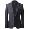 Terno Xadrez Laishbert Masculino Outono e Inverno Novo Estilo Coreano Elástico Casual Masculino Pequeno Terno Masculino Slim