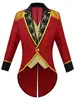 Traje Medieval Transfronteiriço Masculino Conjunto de Caixa Retrô Gola Alta Circo Cosplay Halloween Fantasia de Carnaval