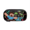 Dropshipping Minecraft Legends Compartimento para Estudiante Estuche Caja de Papelería Minecraft Caja de Bolsa de Cosméticos