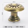 Herrajes para gabinetes Manija pequeña Metálica decorativa Multifuncional Cajón Manija de un solo agujero Accesorios para muebles Fabricante de herrajes Stock listo