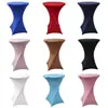 Funda Elástica para Mesa Transfronteriza de Comercio Exterior, Venta Directa de Fábrica, Mantel Elástico de Spandex para Fiesta de Bodas, Funda para Mesa de Cóctel, Mantel