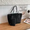 Bolsa Tote de Ombro Único Grande Capacidade Versátil Moda Estampada de Leopardo Simples e Estilosa Nova Primavera 2026
