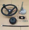 Volante Control Frontal Ensamblaje Lancha de Motor Timón Marino Eje Flexible Sistema de Línea de Dirección Accesorios Línea Marina