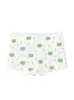 Cueca Boxer Infantil para Meninas com Estampa Fofa de Sapo Algodão de Alta Qualidade Classe A Macia e Confortável