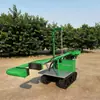 Ligero agitador de frutas diésel, agitador de frutas para nogales, equipo de cosecha vibratoria para árboles frutales de huertos de montaña
