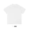 T-shirt Masculina de Algodão Puro com Ombro Caído Tamanho Europeu Exportação Cruzamento Russo 260g Tubolar Contínuo Manga Curta T-shirt de Marca Tendência