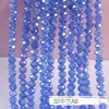 Cuentas para Ruedas de 2/3/4/6/8mm Accesorios para Joyería DIY Cuentas Sueltas de Cristal Color Estándar Transparente Cadena Completa