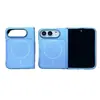 Adequado para iPhone 18 DUO, capa de celular magnética de vidro Corning dobrável, capa de celular de cor sólida fosca para Apple 18 DUO