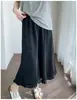 Pantalones falda de pierna ancha para mujer, talla grande, estilo coreano, adelgazantes y versátiles 150 kg Pantalones cortos talla grande, nuevo modelo 2026