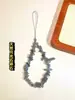 Cadena para Teléfono de Piedra Triturada de Cristal Natural, Correa de Muñeca Corta, Colgante Anti-Pérdida para Bolsos, Venta al por Mayor