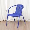 Silla de ratán para exterior, balcón, ocio, hierro, patio, exterior, exterior, jardín, respaldo, impermeable, mesa y silla de ratán, combinación