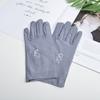 Guantes finos de primavera y verano, etiqueta para baile cuadrado, otoño, transpirables, protección solar, elásticos, para montar a caballo y conducir, guantes de mujer