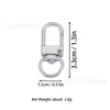 Llavero Hebilla de Puerta en Forma de U Cadena de Equipaje Hebilla Gancho Llavero Accesorios de Ferretería Hebilla para Perro Hebilla Colgante Venta al por Mayor en Stock