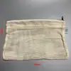 Bolsa de Malha de Algodão com Zíper, Bolsa de Armazenamento com Zíper, Bolsa de Embalagem para Roupas, Bolsa Portátil de Armazenamento com Zíper, Bolsa à Prova de Poeira para Sapatos de Couro