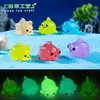 Nuevo producto transfronterizo: pez dorado pequeño creativo que brilla en la oscuridad, lindas piezas decorativas, accesorios para manualidades, adornos de mini paisaje de mesa