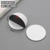 Tope de puerta superior de acero inoxidable sin perforaciones Tope de puerta de succión al suelo tipo Tortuga con resistencia magnética para puerta, goma gruesa anticolisión, tope de puerta montado en el suelo