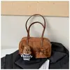 Bolsa de Braço com Laço 2026 Nova Moda Bolsa de Ombro Bolsa de Mão Simples Tendência Bolsa Almofada Texturizada e Estilosa
