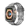 Adequado para Pulseira Apple Watch Iwatch110 Ice Armor Pulseira de Fivela Dupla Ultra349Mm Pulseira Integrada de TPU