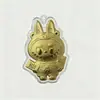 Chaveiro Pingente Moeda de Ouro Puro 999 Ano do Cavalo Acessório de Bolsa Brinde Promocional
