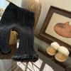 Doce Pequeno Chef Roupas Infantis Coreanas 2025 Inverno Novo Estilo Doce Menina Bebê Fashionável Quente High-End Cinza Conjunto com Calça Flare Tendência