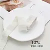 Cinta de Tela de Felpa a Cuadros de Cebolla Blanca y Negra Accesorios para el Cabello Hechos a Mano Pasador de Moño de Bricolaje Material de Cuerda para el Cabello Otro Ninguno