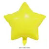 Globo de Película de Aluminio Estrella de Cinco Puntas Versión Ligera de 5 Pulgadas 10 Pulgadas 18 Pulgadas Globo Estrella de Color Puro Decoración para Fiesta de Cumpleaños Venta al por Mayor