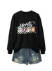 Mama esportiva Amazon eBay loja independente moletom feminino novo com gola redonda e mangas compridas moderno e estiloso
