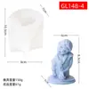 Adorno de Fantasma de Halloween Transfronterizo Molde para Velas DIY Fiesta de Fantasmas Velas Aromáticas Peculiares Molde de Silicona